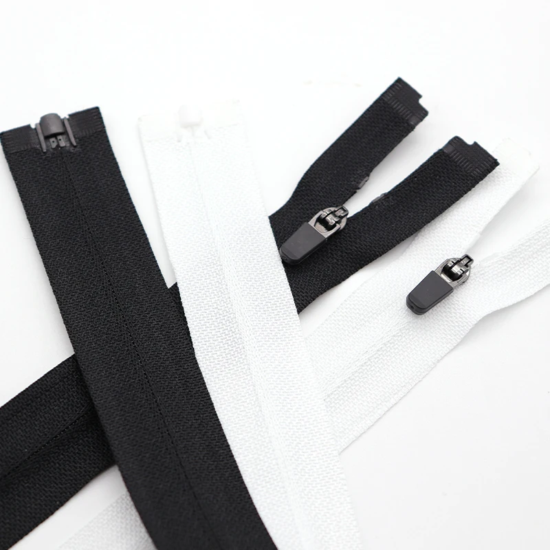 

high quality 3# zipper for jersey cycling rubber puller 60cm nylon zipper open end invisible zipper, Custom-made