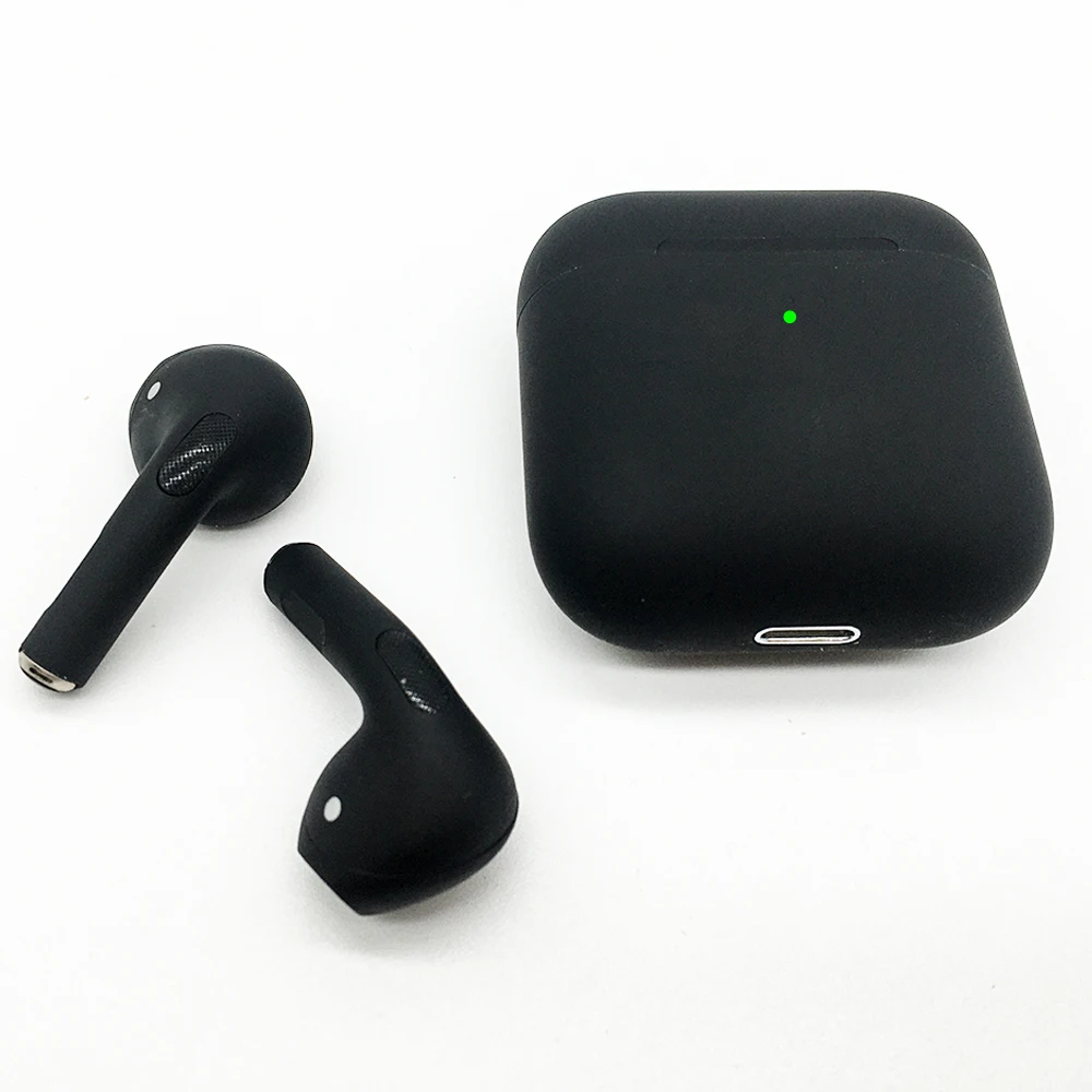 

Custom Earbuds New Arrivals Matte Black Touch Wireless Headset Mini pro 4 Noise Cancelling Earphones Sports Headphone
