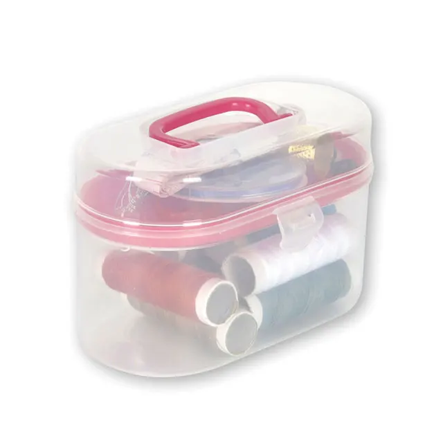 

Sewing Tool Embroidery Needlework Accessories Thread Needle Pin Kit Winding Organizer Button Storage Case Box Workbox