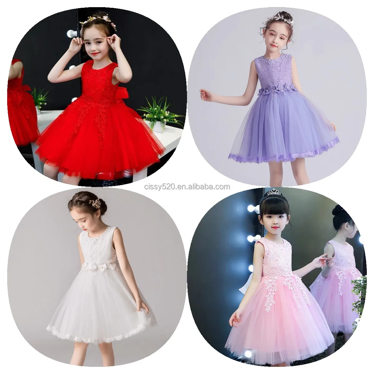 

factory wholesale fashion summer girl skirt 2020 new korea style lovely girl chiffon dress children's wear lots inventory goods