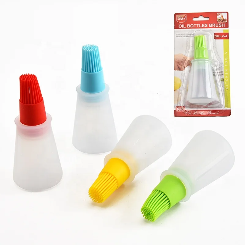 

Amazon hot selling silicone oil bottle brush grill brush