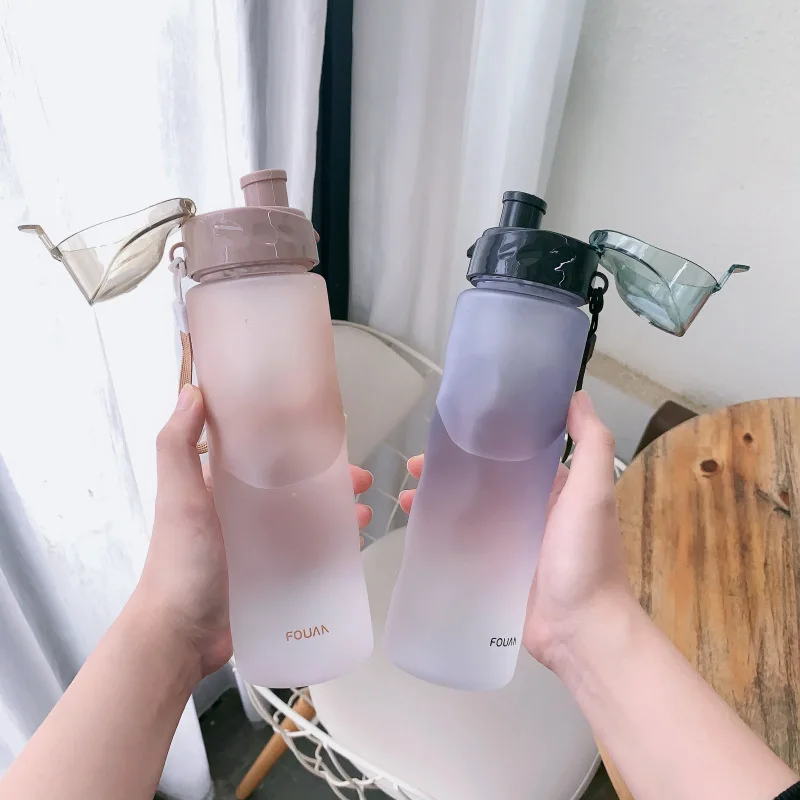 Multi Color Frosted Plastic Drinking Water Bottle - Buy Plastic 