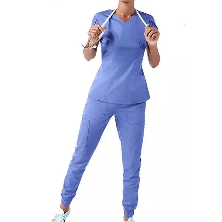 New Fashionable Nurse Uniform Designs Medical Scrubs Elegant Nurse