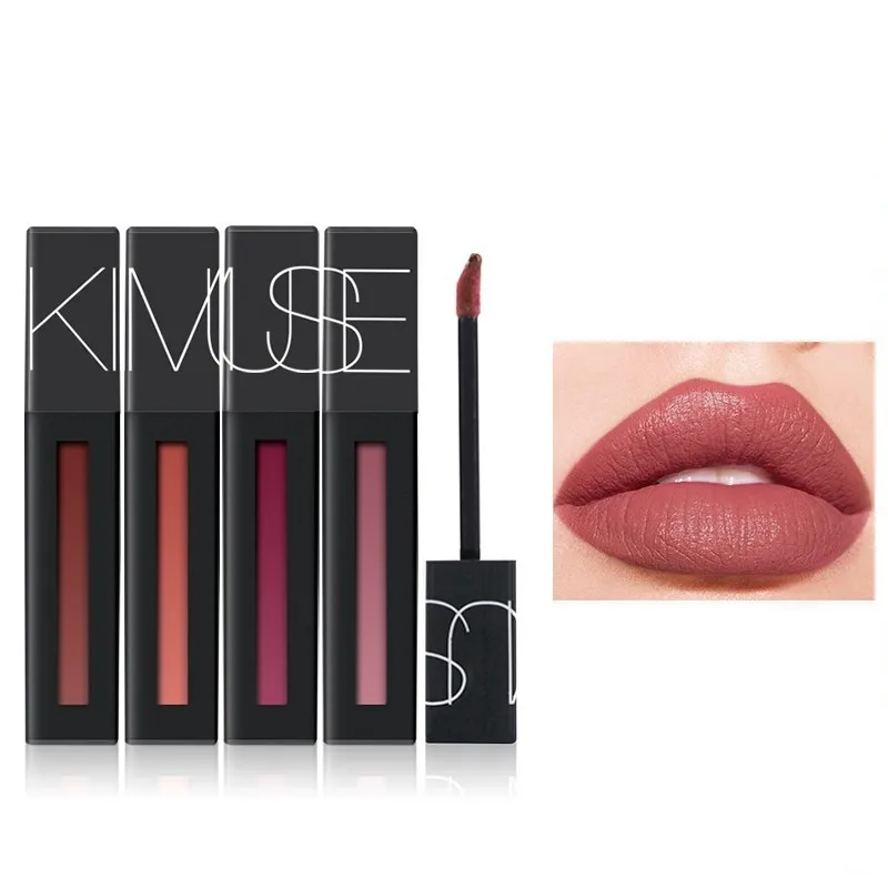 

KIMUSE 12 Colors Matte Liquid Lipstick Lipgloss Waterproof Lip Liner Private Label Lips Makeup In Stock