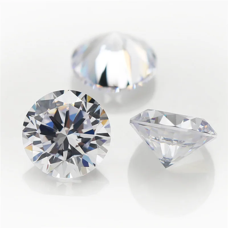 Wholesale Price Gra Certificate 8 Hearts Arrows 3-18mm Round VVS D Color Synthetic Loose Moissanite Stones