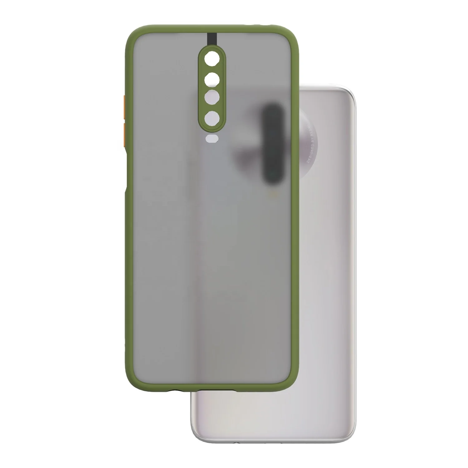 Mobile Accessories Smoke Matte Handphone Casing Tpu Pc Phone Case Back