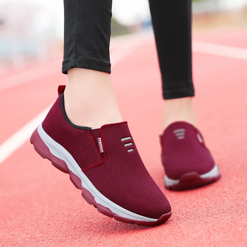 

Women's Walking Sock Shoes Lightweight Mesh Breathable Casual Slip-on Breathable Yoga Sneakers