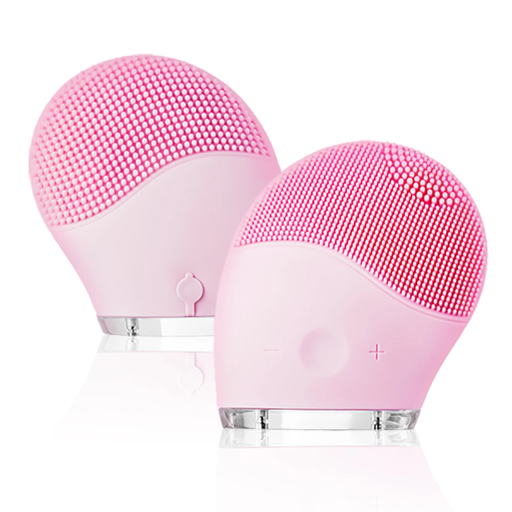 

Face Massager Vibrating Cleanser Ultrasonic Wash Ultra Sonic Silicon Cleaning Waterproof Silicone Facial Cleansing Brush