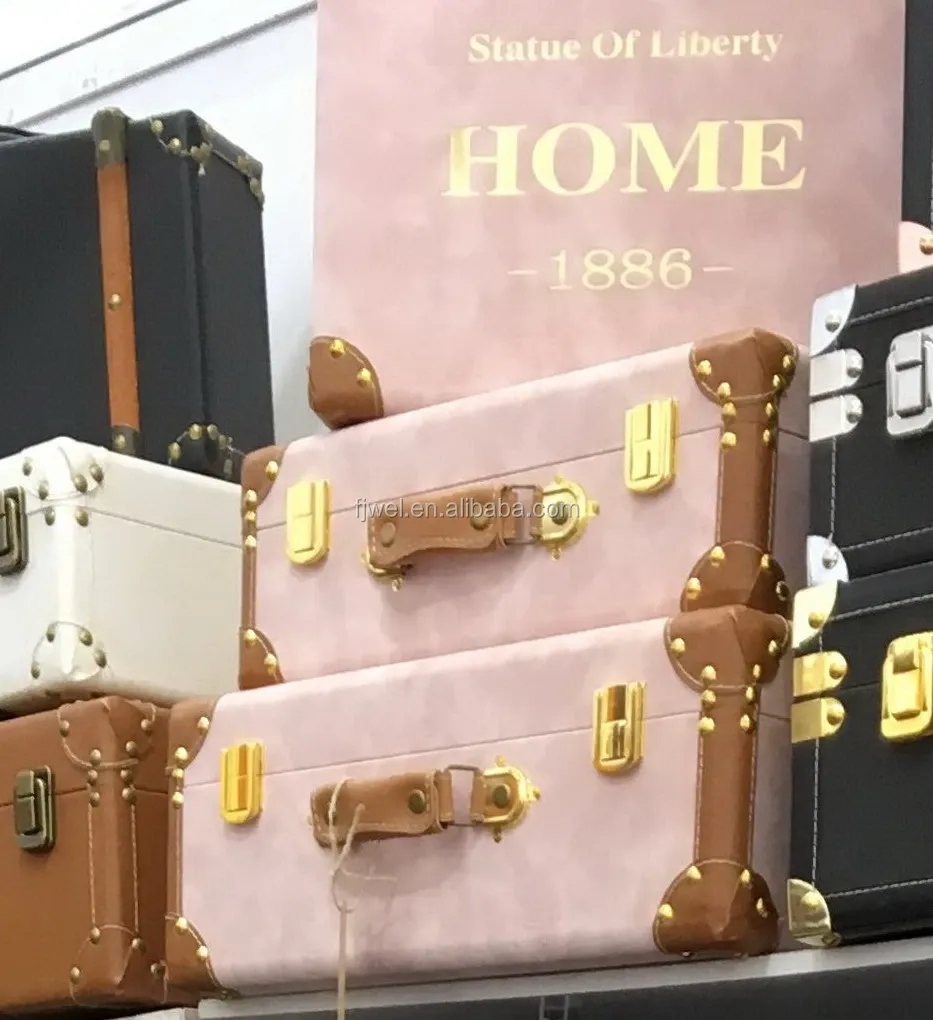 luxury leather suitcase