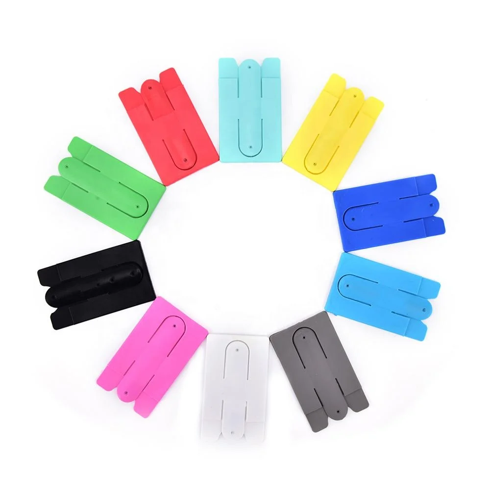 

Credit ID Card Holder Smart Wallet Business Cell Phone Card Holder Silicone Visa Card Holder, Customized color