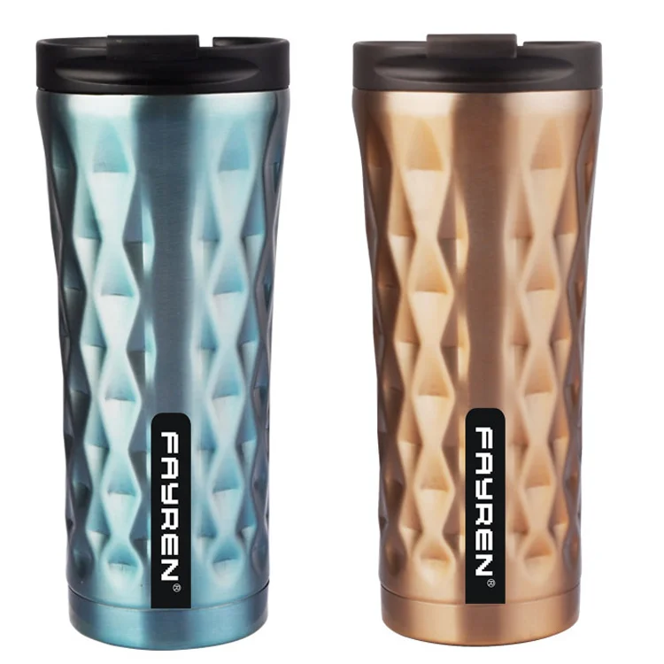

Top quality cheap double wall price stainless steel portable thermal travel coffee mug, Customized color