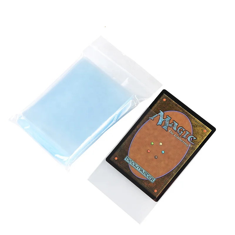 

High-Quality PP Plastic  Board Game Trading Card Sleeves For mtg Sleeving, Transparent