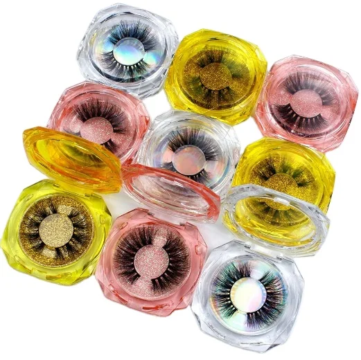 

wholesale Mink Lashes 3D Mink Eyelashes 100% Cruelty free Natural Eyelashes Wispies False eyelash brush, Black color