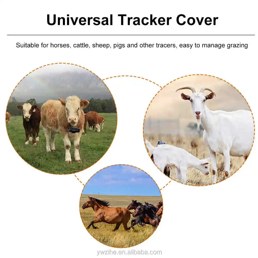 Outdoor Waterproof Gps Tracker Adjustable Antilost Collar Cattle And