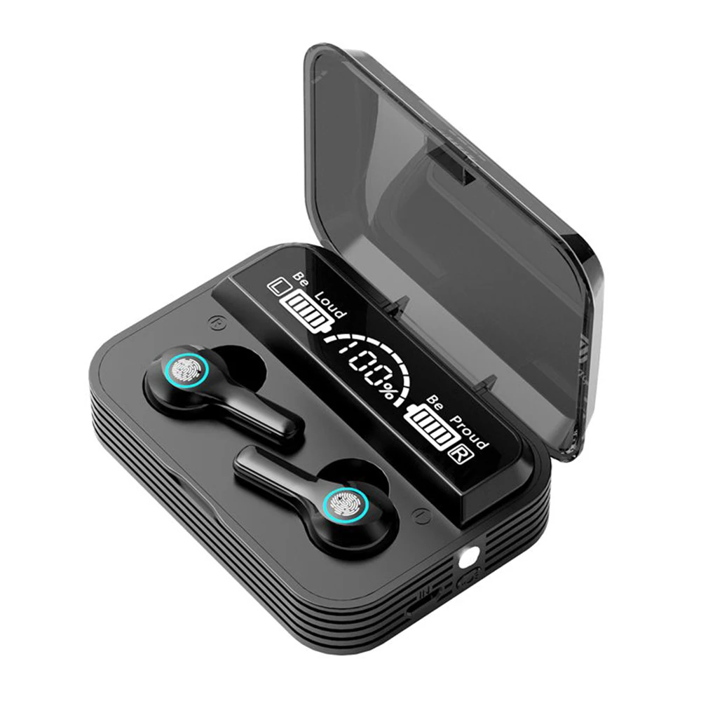 

R1 Audifonos Touch Control Stereo Sport IPX7 Waterproof Earbuds Hands Free In Ear Headphone Headset tws r1 Wireless Earphones