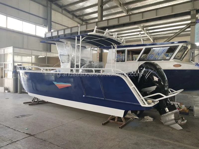 Grandsea 25ft Fully Enclosed Cabin Welded Aluminum Boat For Sale Buy