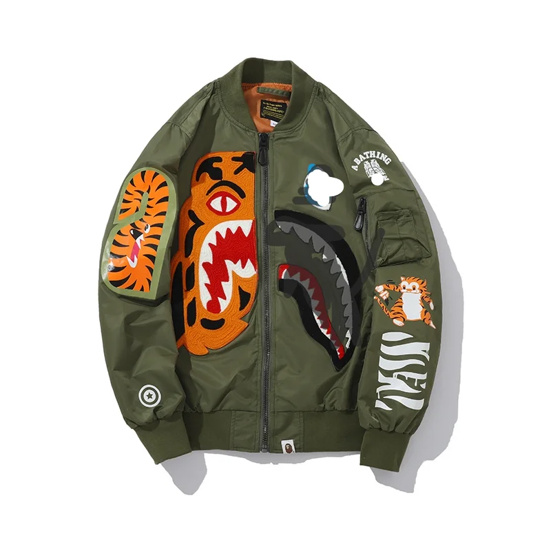 

Good Quality Fashion Street Style Shark Jacket Men Windbreaker Jacket Colours New Design Men Windbreaker Jacket, As picture show