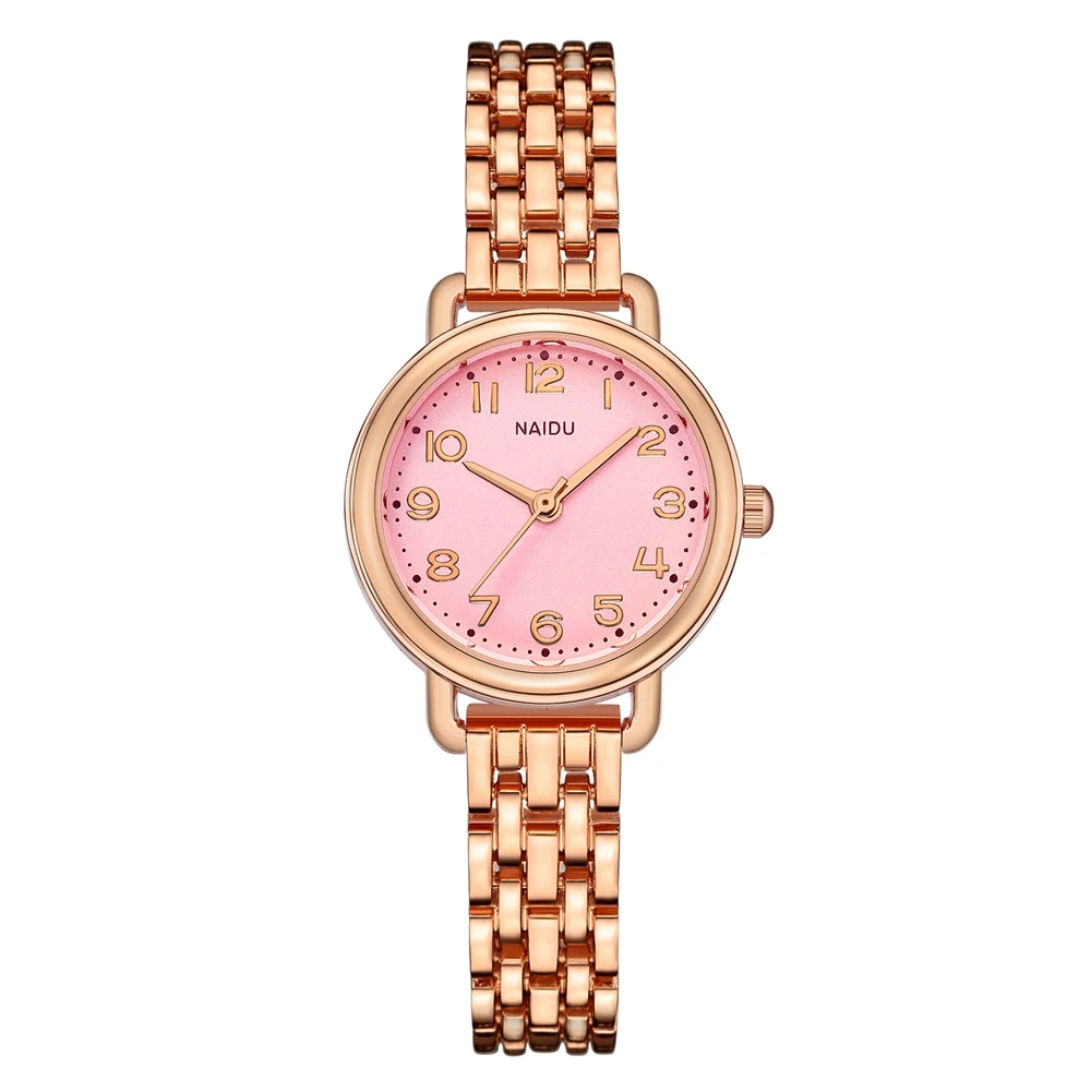 

Ladies Steel Band Bracelet Small Dial Fashion Casual Quartz Watch, As picture