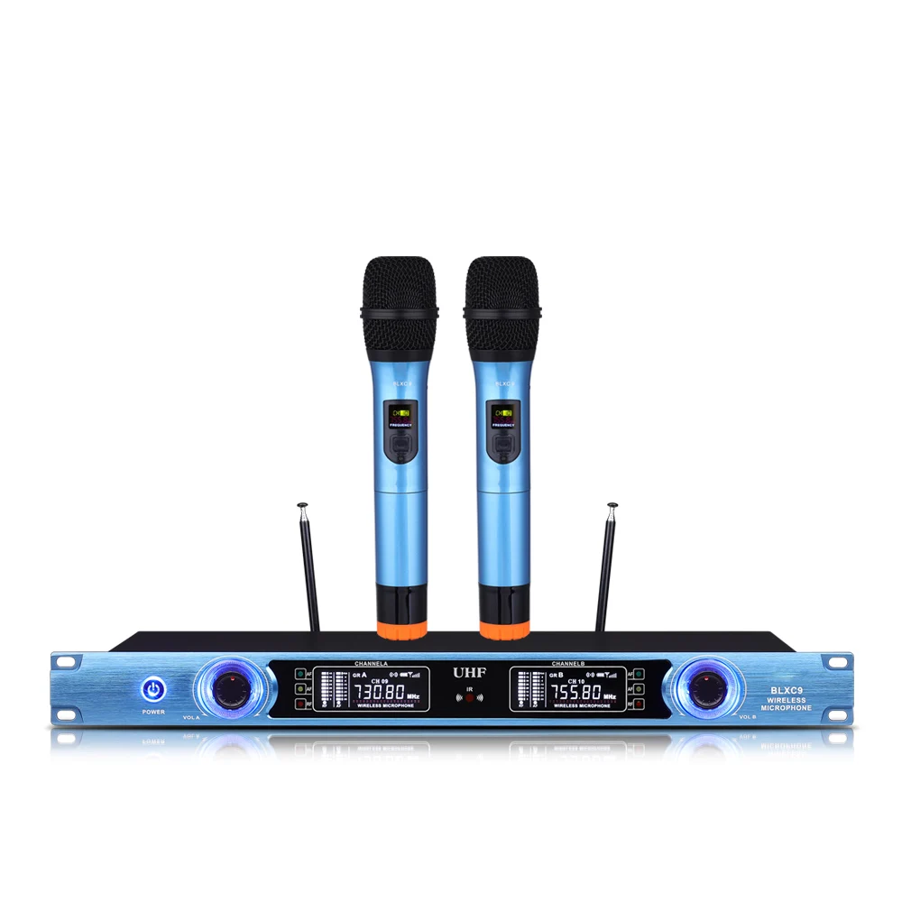 

Good Quality Professional Audio UHF wireless microphone with handhelds/headsets shurae