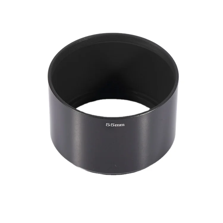 

MASSA Photographic equipment High Quality 62mm Digital Camera Accessories Aluminum Alloy telephoto Metal Telephoto Lens Hood, Black