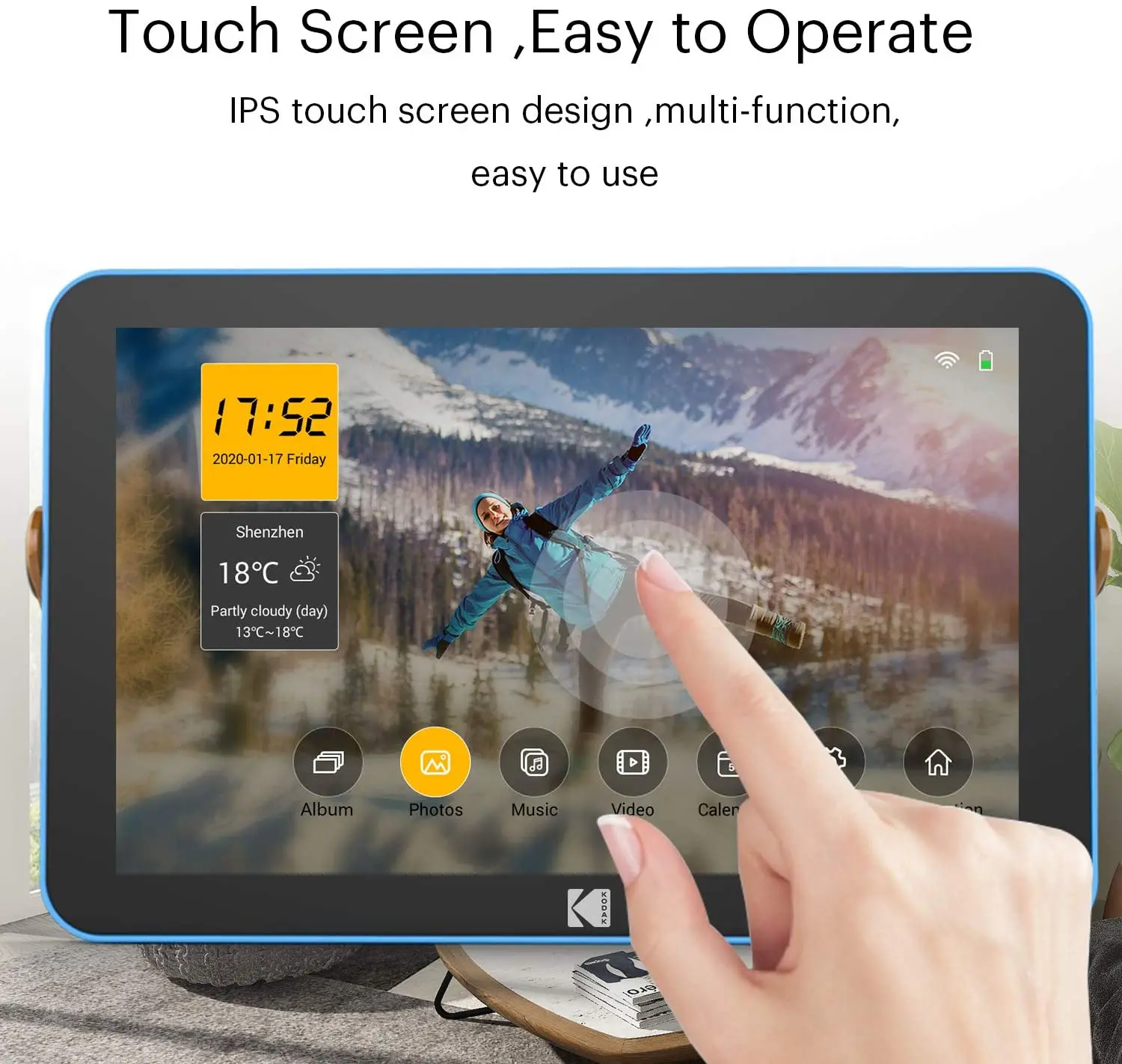 Cloud Frame High Quality Kodak Digital Photo Frame Build In Battery 10