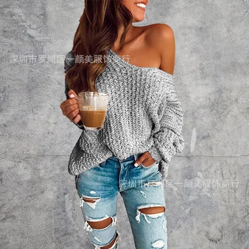 
LO-20101101 Custom Sweater Manufacturer Women Sweater Knit Sweaters 