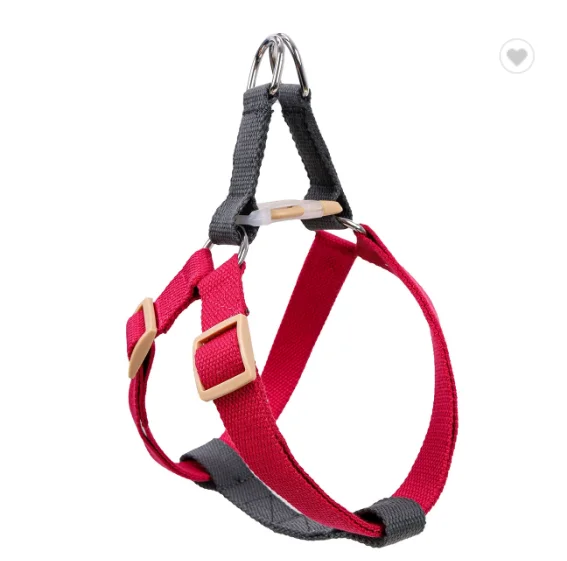 

Wholesale solid color walking dog harness, no pull pet dog step in vest harness fashion custom, 9 kinds of colors/customized