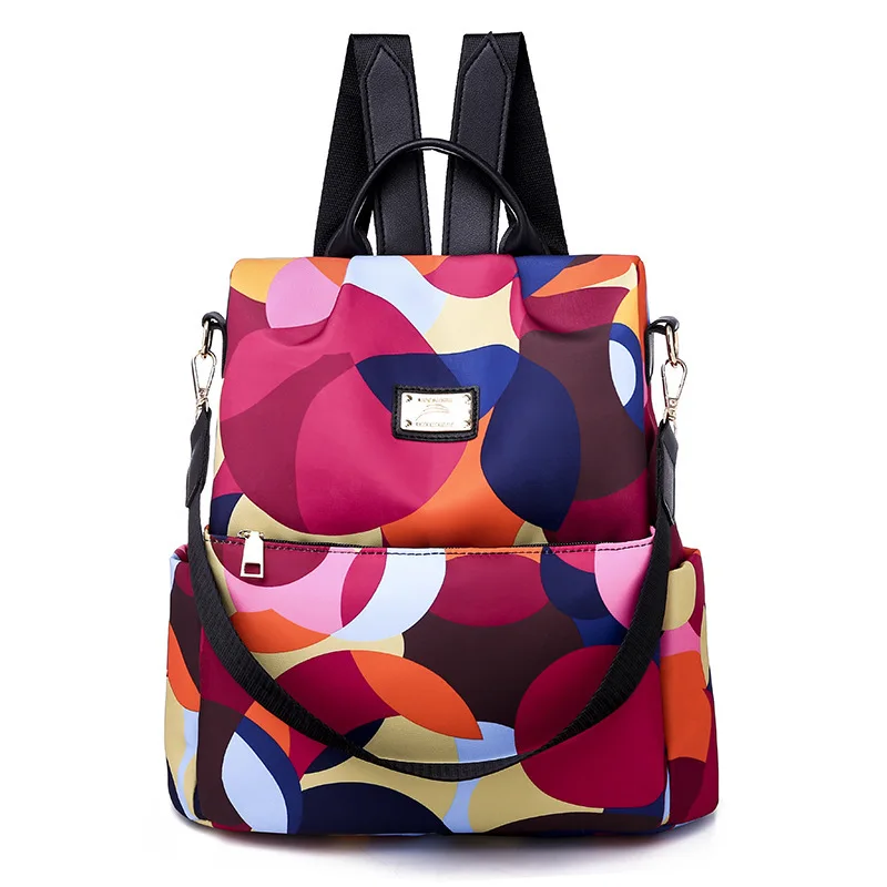 

New Design colorful Oxford Waterproof School Backpack for Women Ladies