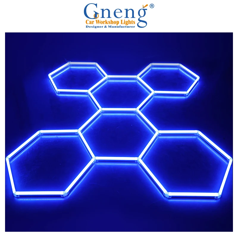 

Modern Custom Hexagonal Rgb Led Light For Club Workshop Gym Shop Bar RGB light