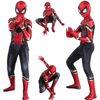 

Iron Spiderman Costume Cosplay Kids Avenger Superhero Costume Boys adults Jumpsuit Suit Halloween Costume