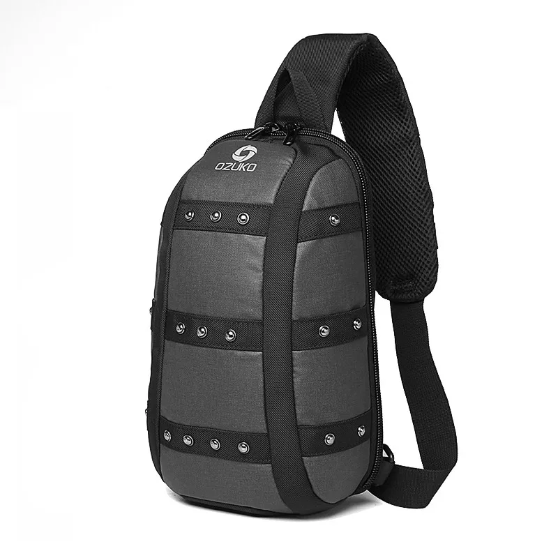 

Usb Men Travel Outdoor Waterproof Pack Portable Men Small Shoulder Men Crossbody Sling Bag Messenger Crossbody Bags, Dark grey,light grey,camo