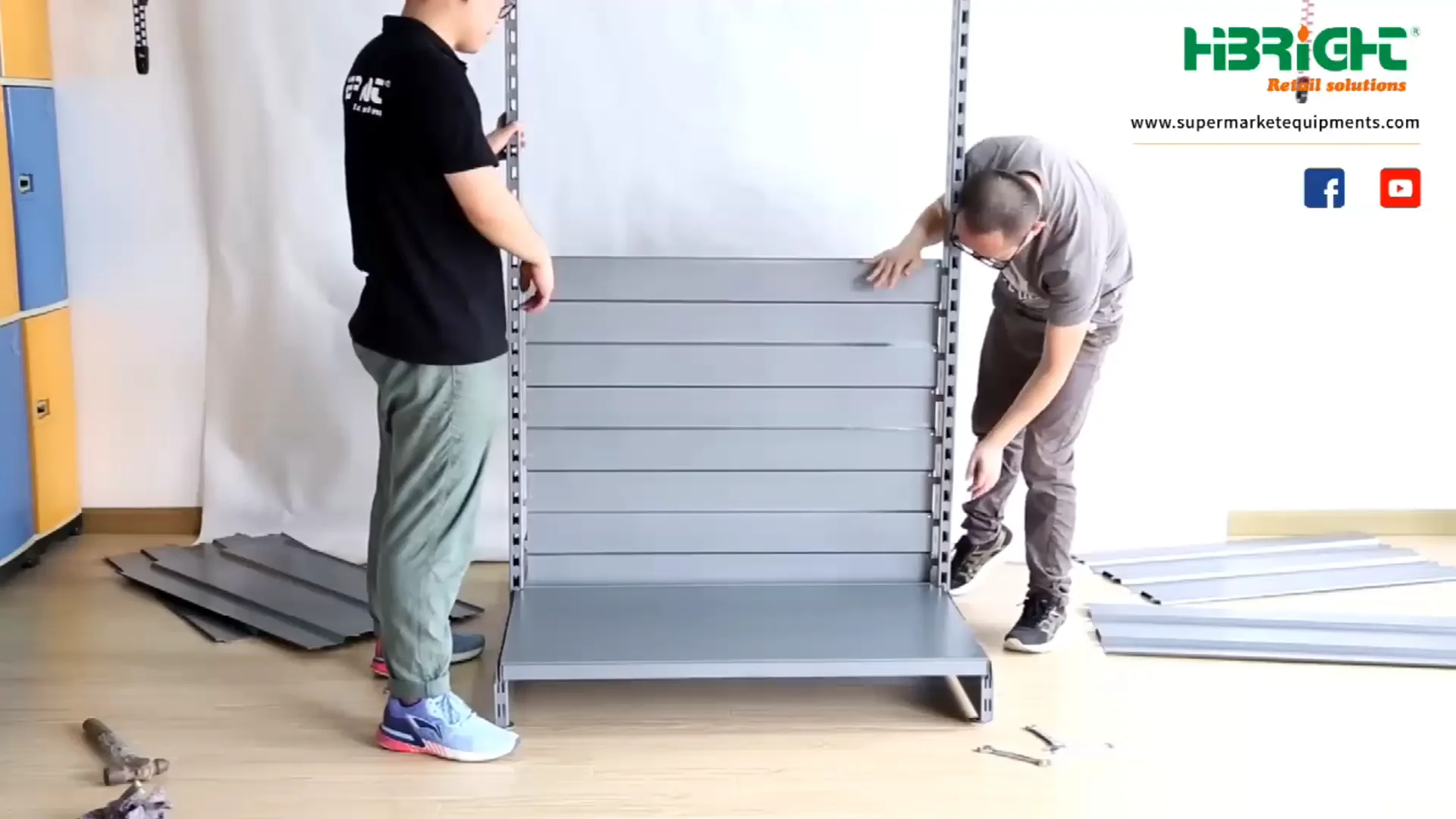 Modern Retail Shop Gondola Shelving System Grocery Store Used Display