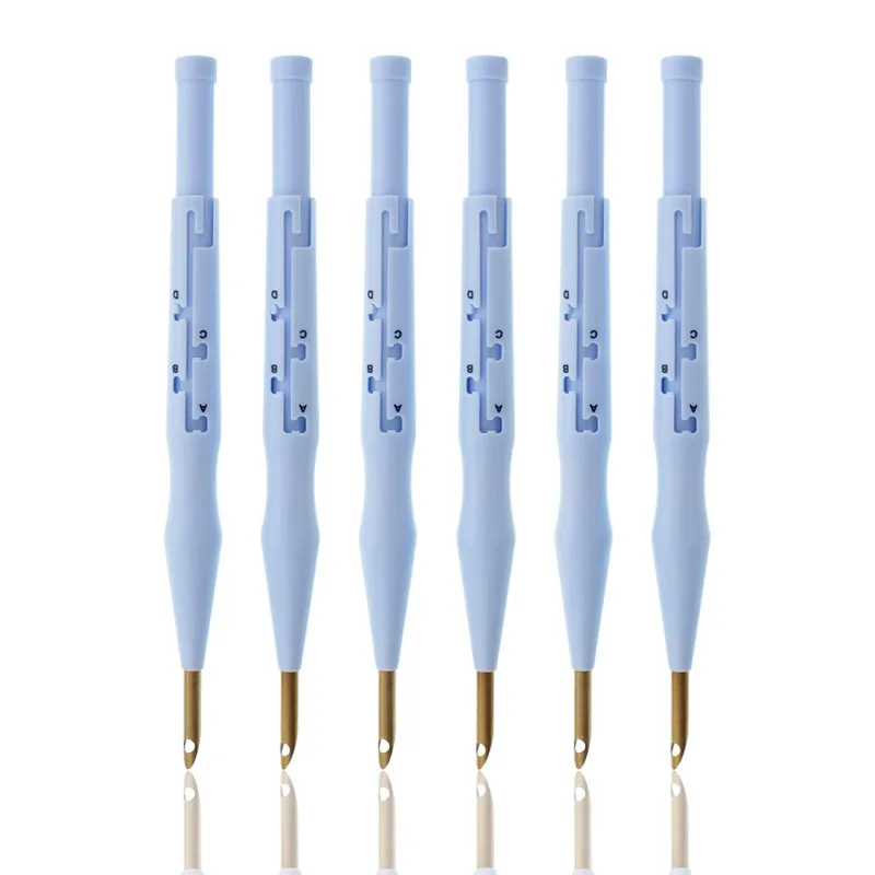 

Wholesale DIY russian Adjustable Embroidery Needle Knitting Tool Embroidery Pen Needle Punch Needle Set, Blue