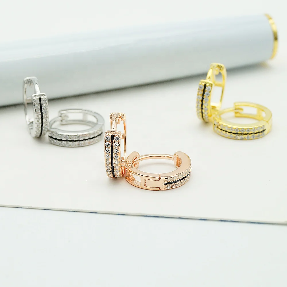 

Hot Selling 925 Sterling Silver Fine Jewelry Earring Hoop Earrings For Women