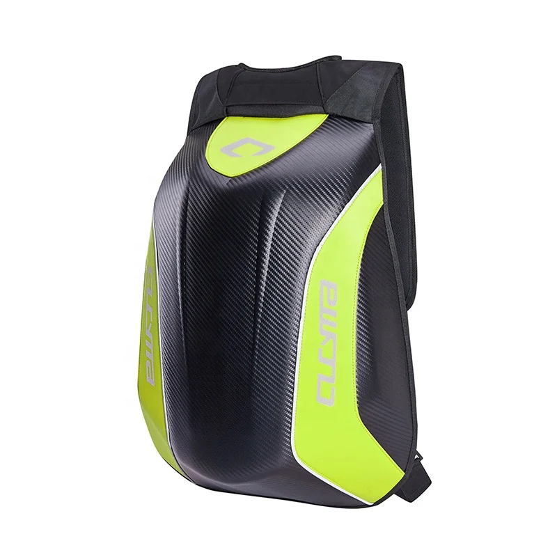 

CUCYMA Fashion New Style Travel Sport Riding Hiking Cycling PU Shell Waterproof Hard Backpack, Accept customized