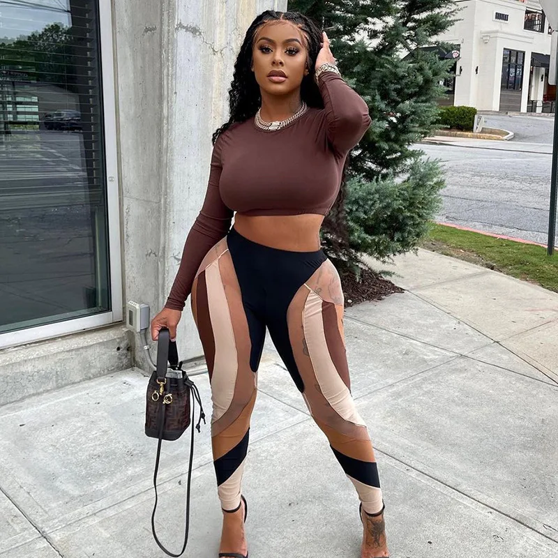 

Summer Striped Printed Leggings Womens High Waist Long Pants Sexy Club Party Skinny Bandage Trousers