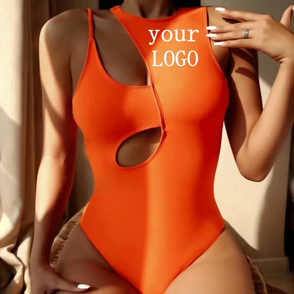 

JK-Y1072 Hollow out unique women sexy bikini beach wear custom swimwear swimsuits 2021 one piece swimsuit, Pictere color