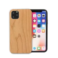 

Custom engraving real blank bamboo wood wooden tpu pc mobile cell phone case cover for iphone samsung 6 6s 7 8 plus x xr xs max