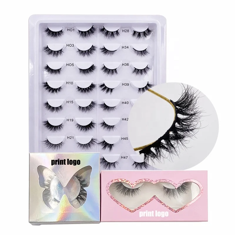 

Small eyes corner mink lashes half eyelashes vendor