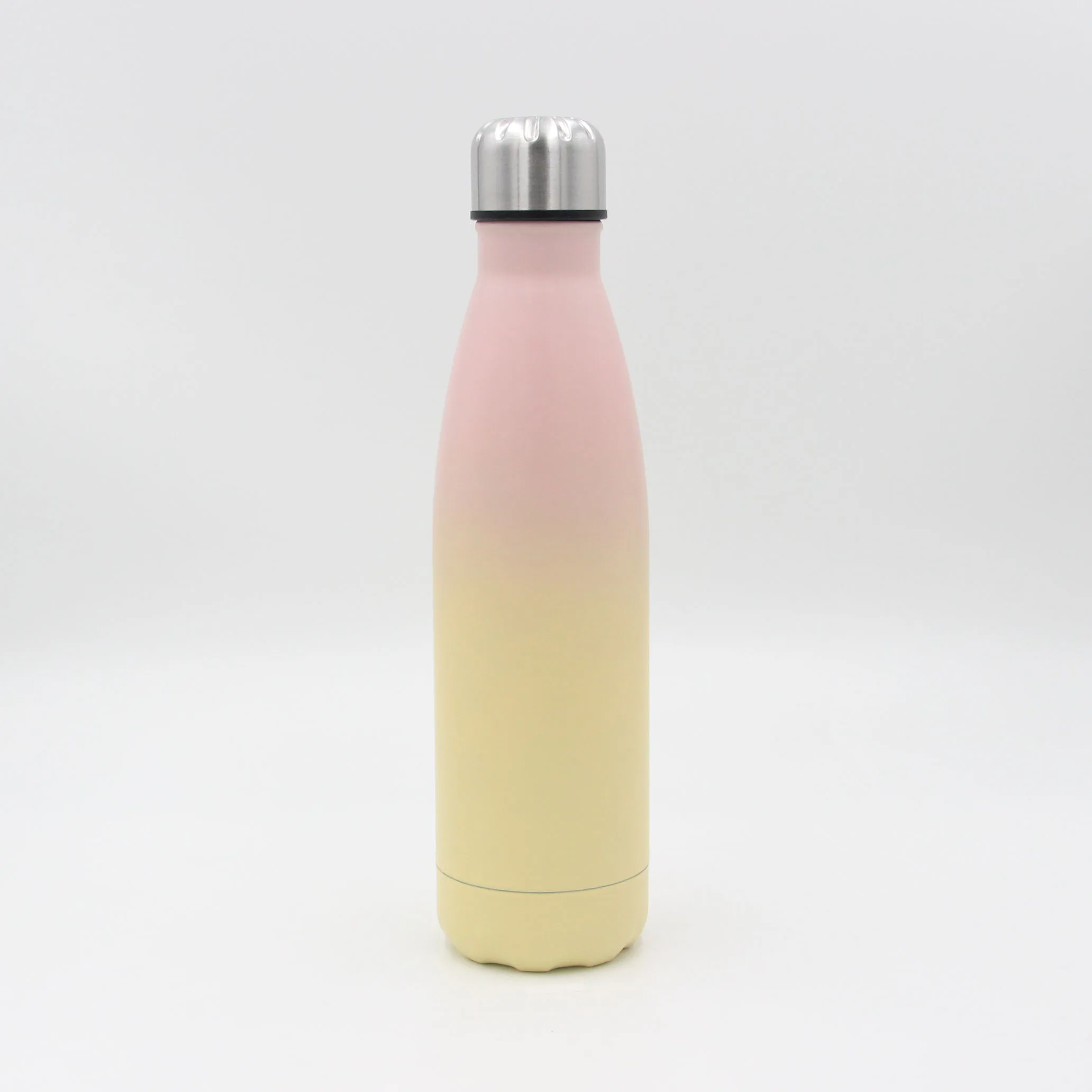 

WLV001-500 gradient colorful insulated water bottle double walled metal drink bottle stainless steel custom logo, Customized color acceptable