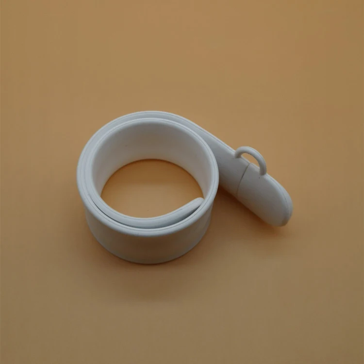 Silicone Bracelet Curly Wrist Band Usb Flashdisk Memory Stick 2.0 3.0 usb flash drive promotion Gift With Printed LOGO Pendrive - ANKUX.COM