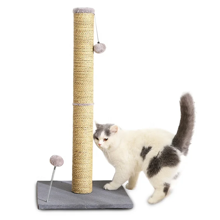 

Hefei SY Wholesale Simple Design Sisal Cat Tree Scratching Posts High Grad Cat Climbing Tree Scratcher