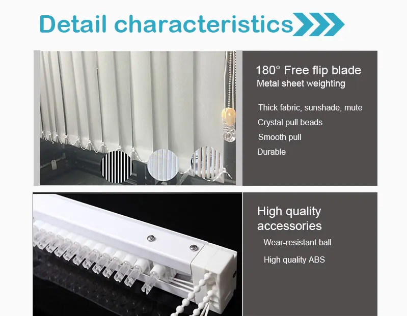 89mm polyester heat resistant vertical blinds curtains