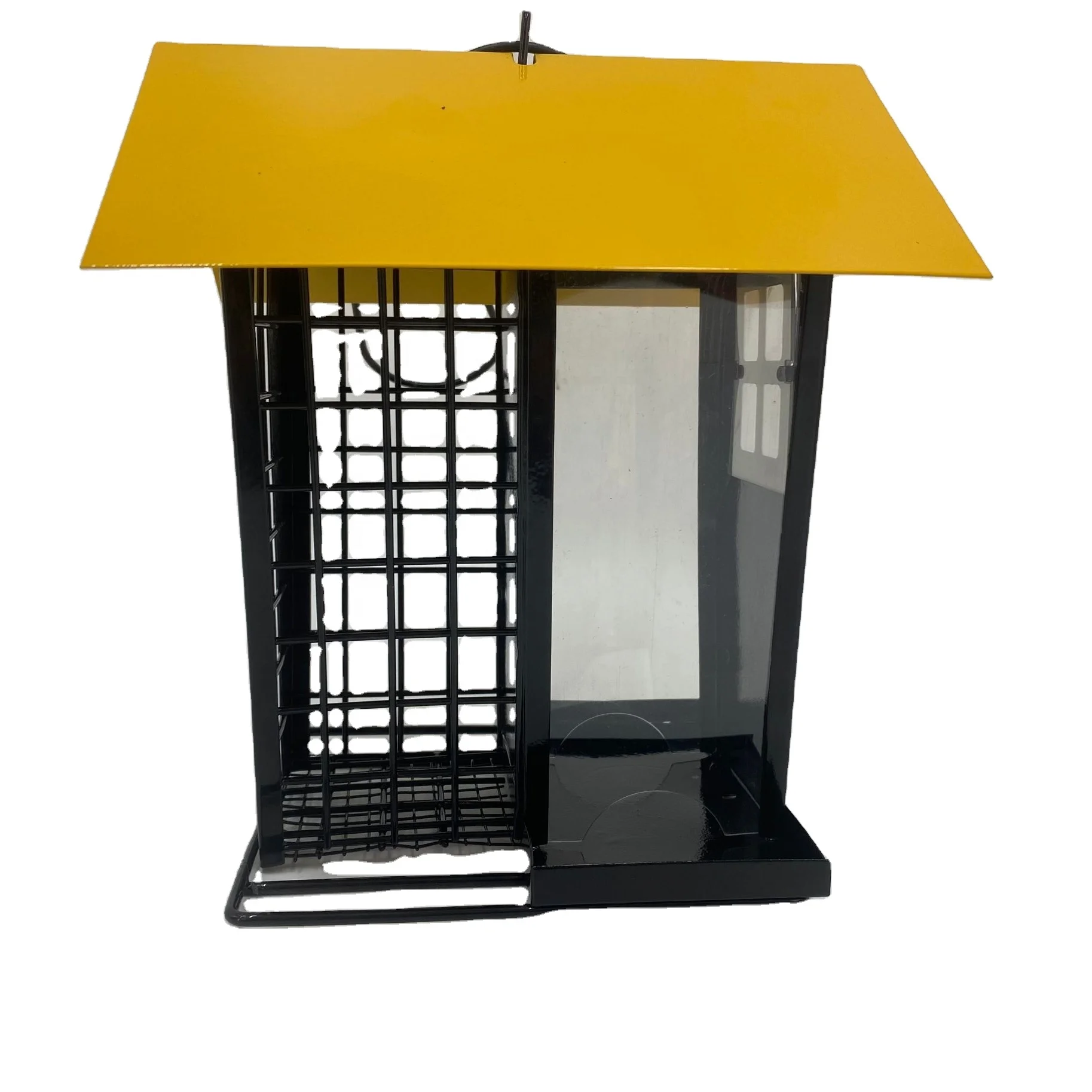 

Pet Gray seed duo wild bird feeder gray and green black and yellow color, Any color /black+yellow/others
