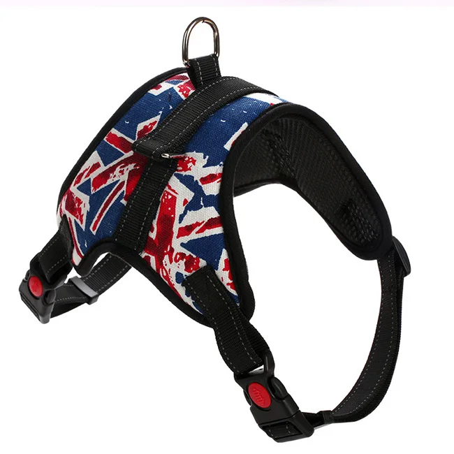

Dropshipping Pet Puppy Large Small Medium Dogs Animals Walking Hand Strap Vest Reflective Adjustable No Pull Dog Harness