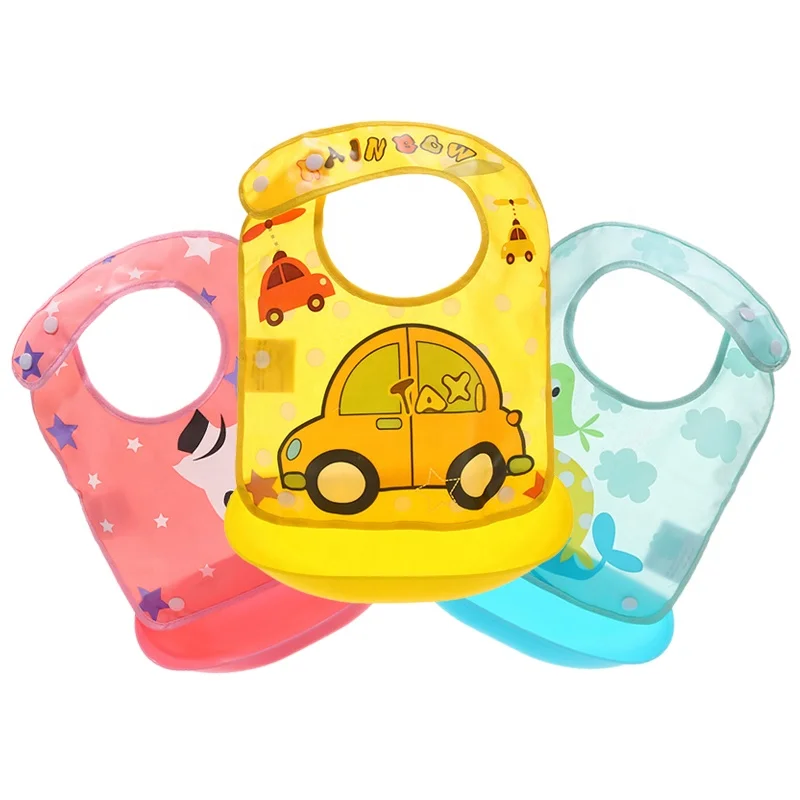 

Adjustment baby Bib Food Pocket Waterproof Feeding Bib Child Silicone Bibs Babero Bebe