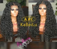 

kabeilu Raw Virgin Cuticle Aligned Brazilian Human Hair Deep Wave Bundles And Frontal,Recommended By Fly Honey Wigs