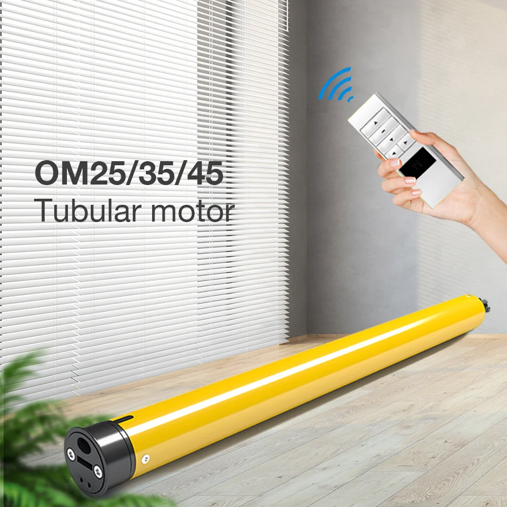 

WIFI Smart Home wireless and remote control silent tubular battery 25mm zebra roller blind motor