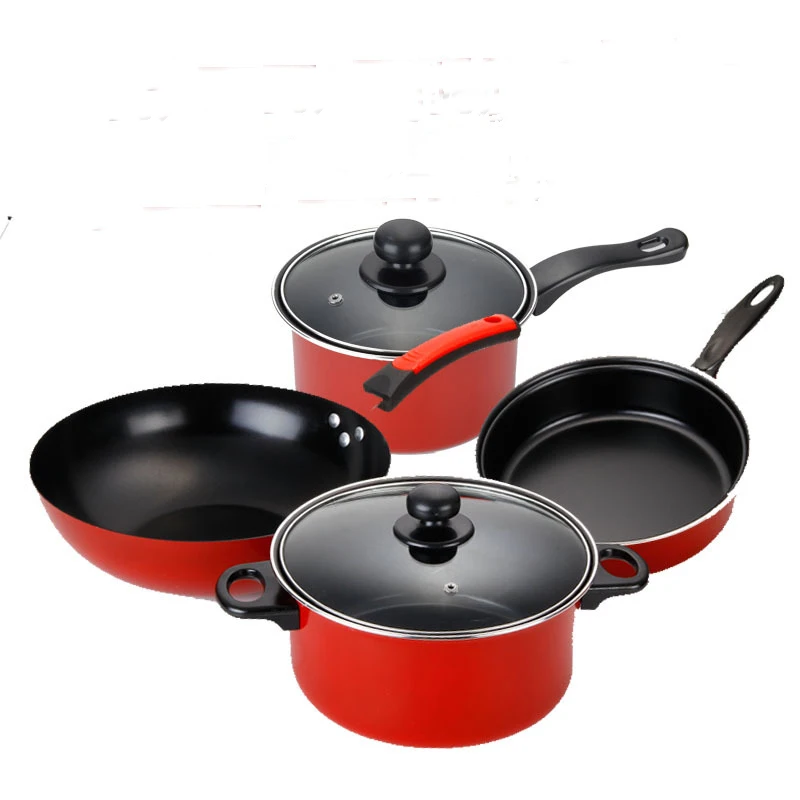 

masterclass premium vision non stick induction pots and pans set german cookware set, At picture