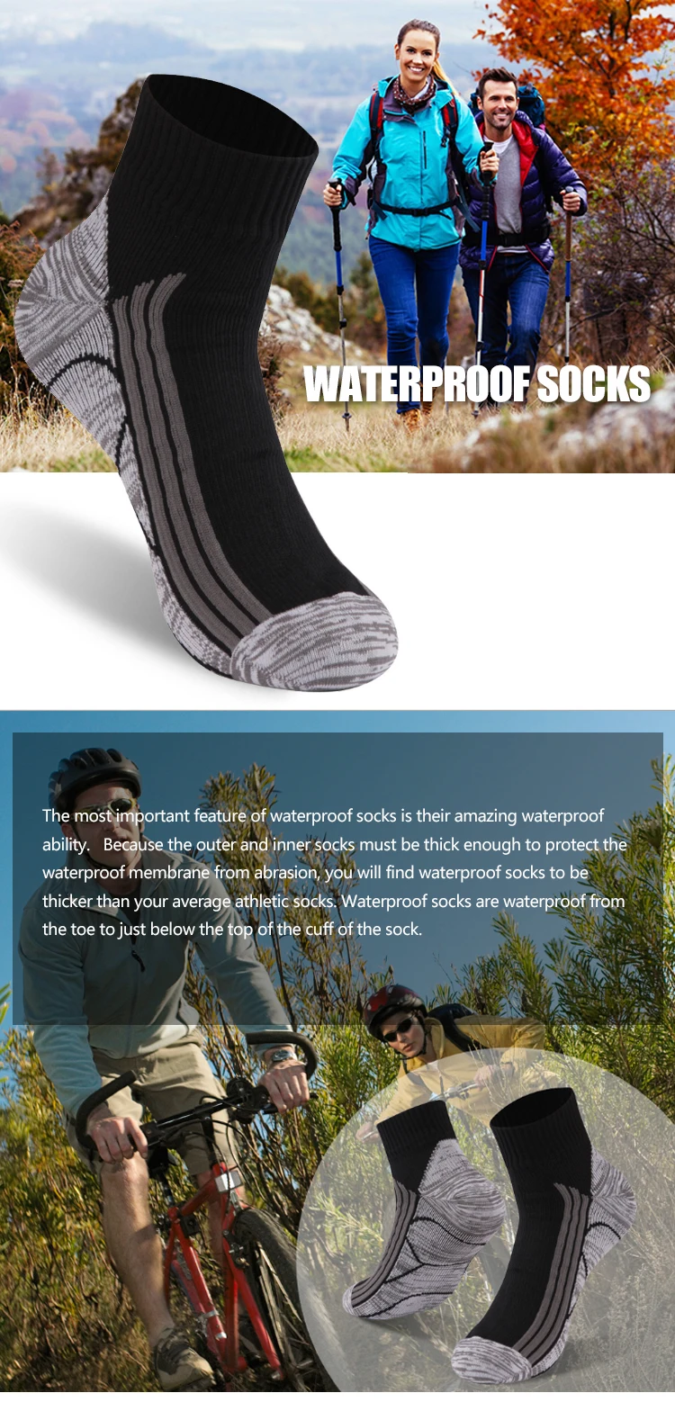 Enerup Kids Short Sports Hiking Oem Kaus Kaki Wholesale Custom Women Mens Print Waterproof Breathable Socks
